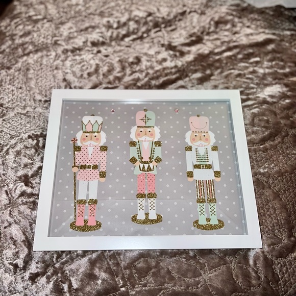 Pink pastel nutcracker picture embellished 8x10 - Picture 2 of 8